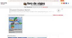Desktop Screenshot of forodeviajes.info